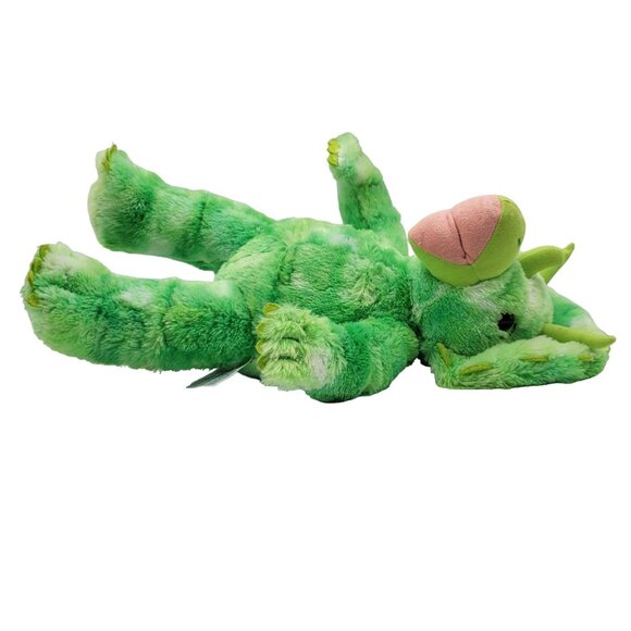 Build a Bear Triceratops Dinosaur Plush Green 19" Dino Cuddly Stuffed Animal - Picture 3 of 9